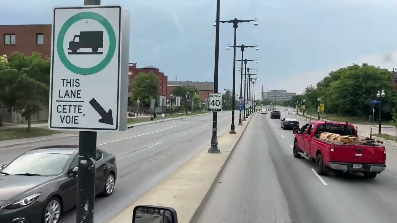 Provukao sam šleper kroz centar glavnog grada..