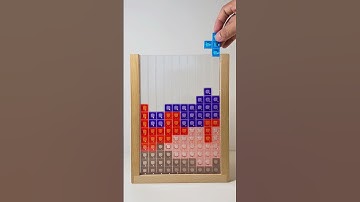 Clean Aesthetic Tetris ASMR — Rainbow Blocks Edition