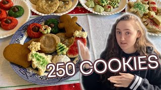 Cookie Baking Vlog!! (10 batches, 200+ cookies )