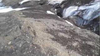 Longearbyen glacier and mountain hike - Longyear glacier.