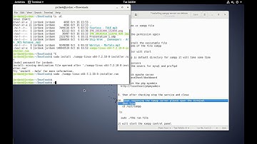 Insatlling Xampp Serever On Debian