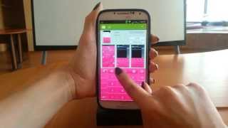 GO Keyboard Pink Glow theme screenshot 5