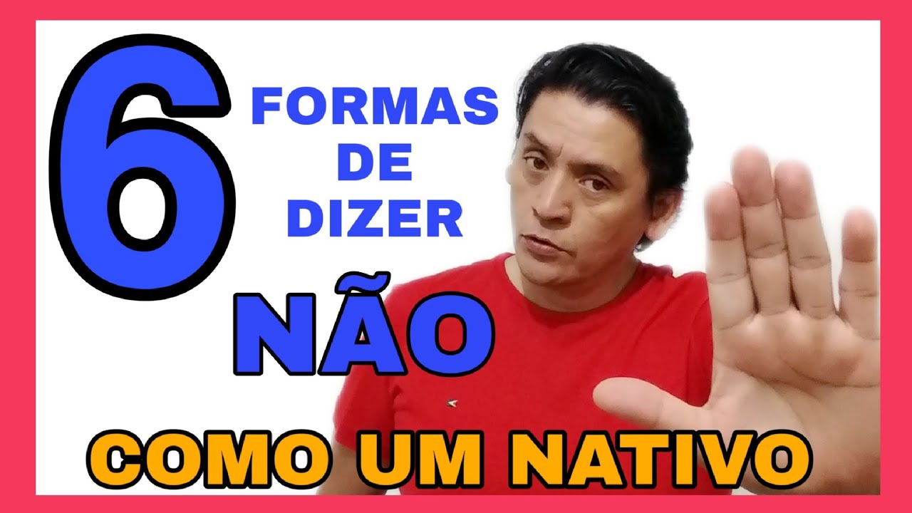 ✔️ 6 formas de DIZER  NÃO em ESPANHOL 🤔// FALE COMO UM NATIVO