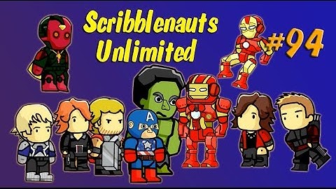 Scribblenauts Unlimited 94 Avengers Age of Ultron in Object Editor