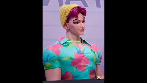 "Stop looking at me with those eyes" 👀| Mira X Abby #kpopdemonhunters #shorts