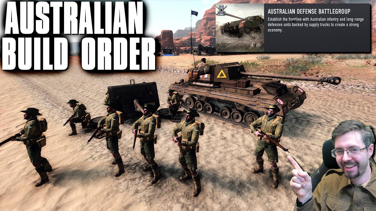 Australian Defence Build Order! - British - Company of Heroes 3