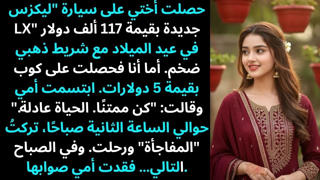 أهدت أختي سيارة لكزس LX جديدة كليًا بقيمة 117,000 دولار في عيد الميلاد مع فيونكة ذهبية ضخمة