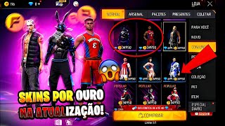 CORRE!! NOVA LOJA POR OURO NO FREE FIRE? TÊNIS SWIFTS E SKINS GRÁTIS E PRÓXIMOS EVENTOS - FREE FIRE