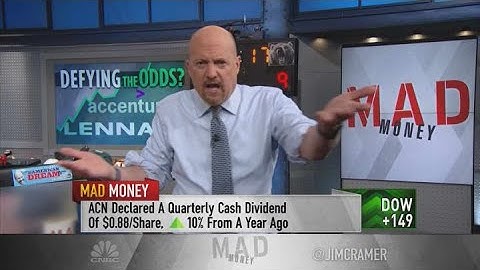 Jim Cramer breaks down Accenture earnings, explains why he