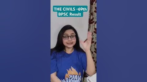 69th BPSC MAINS RESULT. #69thbpsc #shorts #youtubeshorts #thecivils