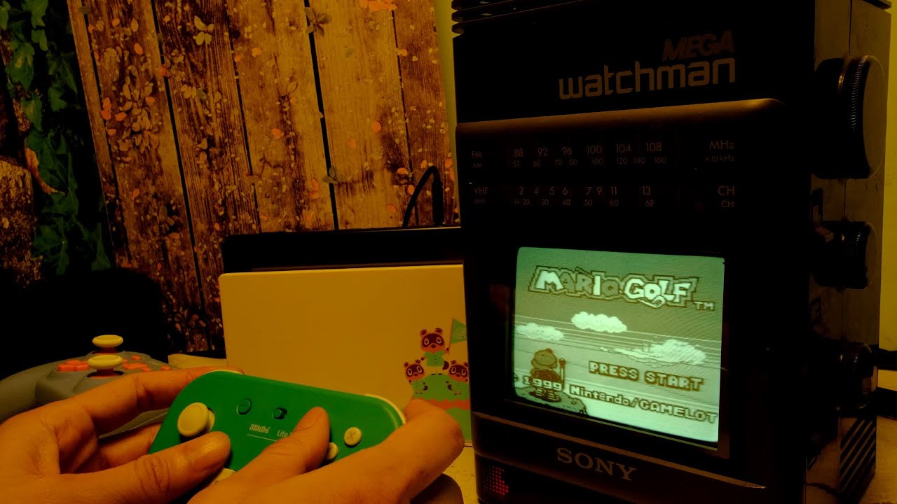 Gaming on CRT | Switch 240p RF | Mario Golf [Gameboy] | Sony Mega ...