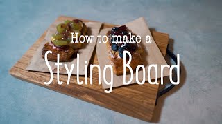 [超簡単DIY]オシャレな写真背景ボードを自作✨料理,小物写真が映える❗️