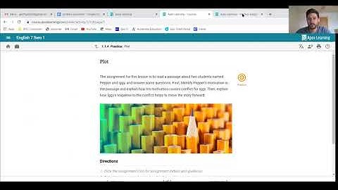 Completing and Turning in Assignments in APEX and Accelerate