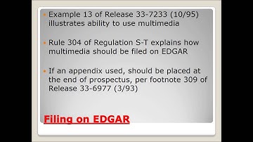 How to File Video on the SEC