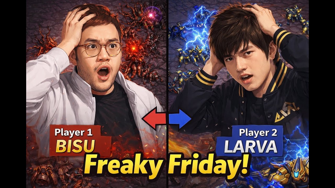 Bisu vs Larva Both Offracing| Starcraft Broodwar