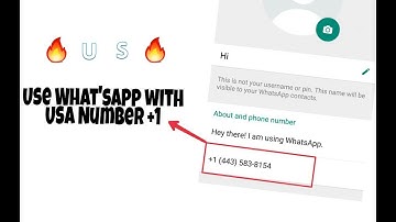 How to Verify WhatsApp with US Number +1 (2018) | by techno alex