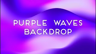 Purple Liquid Gradient Mood Waves Hills Animation Background | Ambient Visual Video (1 Hour)