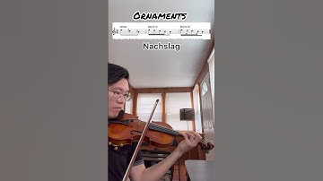 Ornament: Nachslag #violin #violinist #violincommunity #violinmusic #music #violinst #ornaments