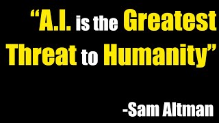 Sam Altman Congress Hearing "AI is the Biggest Threat to Human Race"