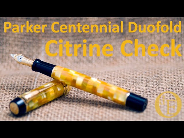 Stylo Plume Parker Duodolf Couleur Citrine - Neuf Sans Emballage
