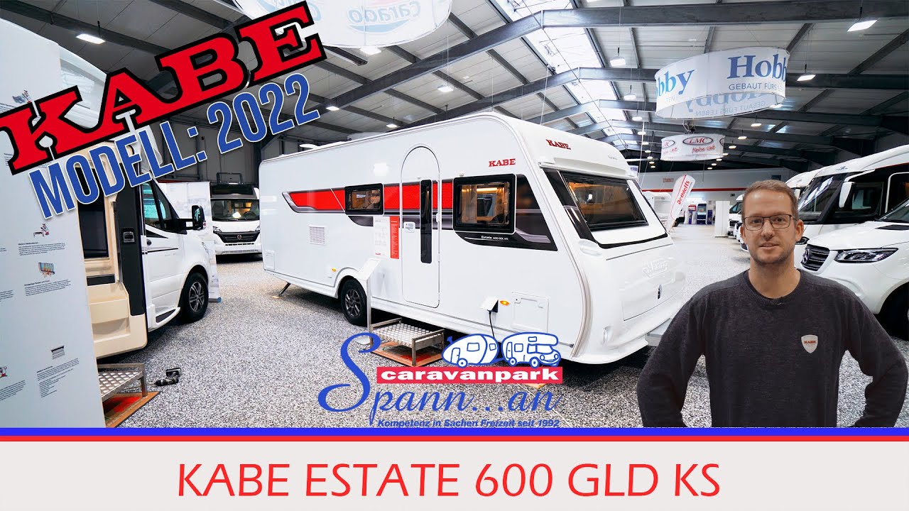 Kabe Familienwohnwagen mit Top Serien-Ausstattung Estate 600 GDL King Size