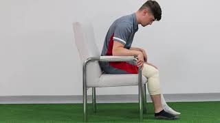 Assisted knee Bend 2 - Total Knee Replacement Post-op