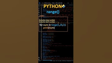 how to generate a sequence in python | range()| python range() | #Python | #python for beginners
