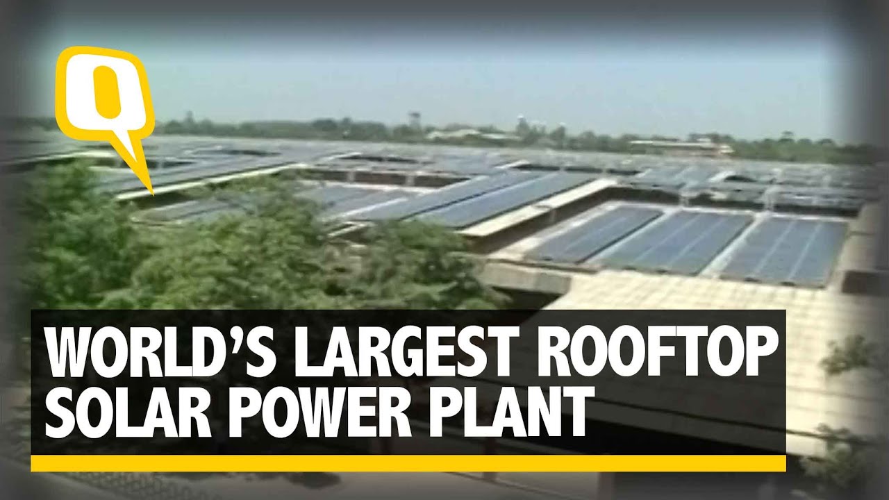 The Quint: World’s Largest Rooftop Solar Power Plant Inaugurated in ...