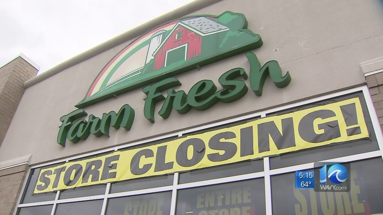 Farm Fresh Finale Closings Start Across Hampton Roads YouTube