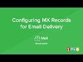 Zoho Mail - MX Records - Configure Email Delivery