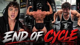 last lift on cycle day in the life of a bodybuilder getting huge