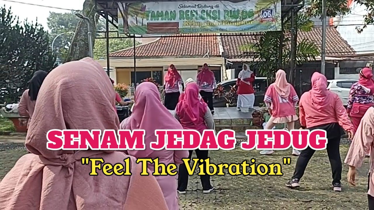 SENAM CERIA JEDAG JEDUG lagunya FEEL THE VIBRATION by KANINE dengan nuansa PINK
