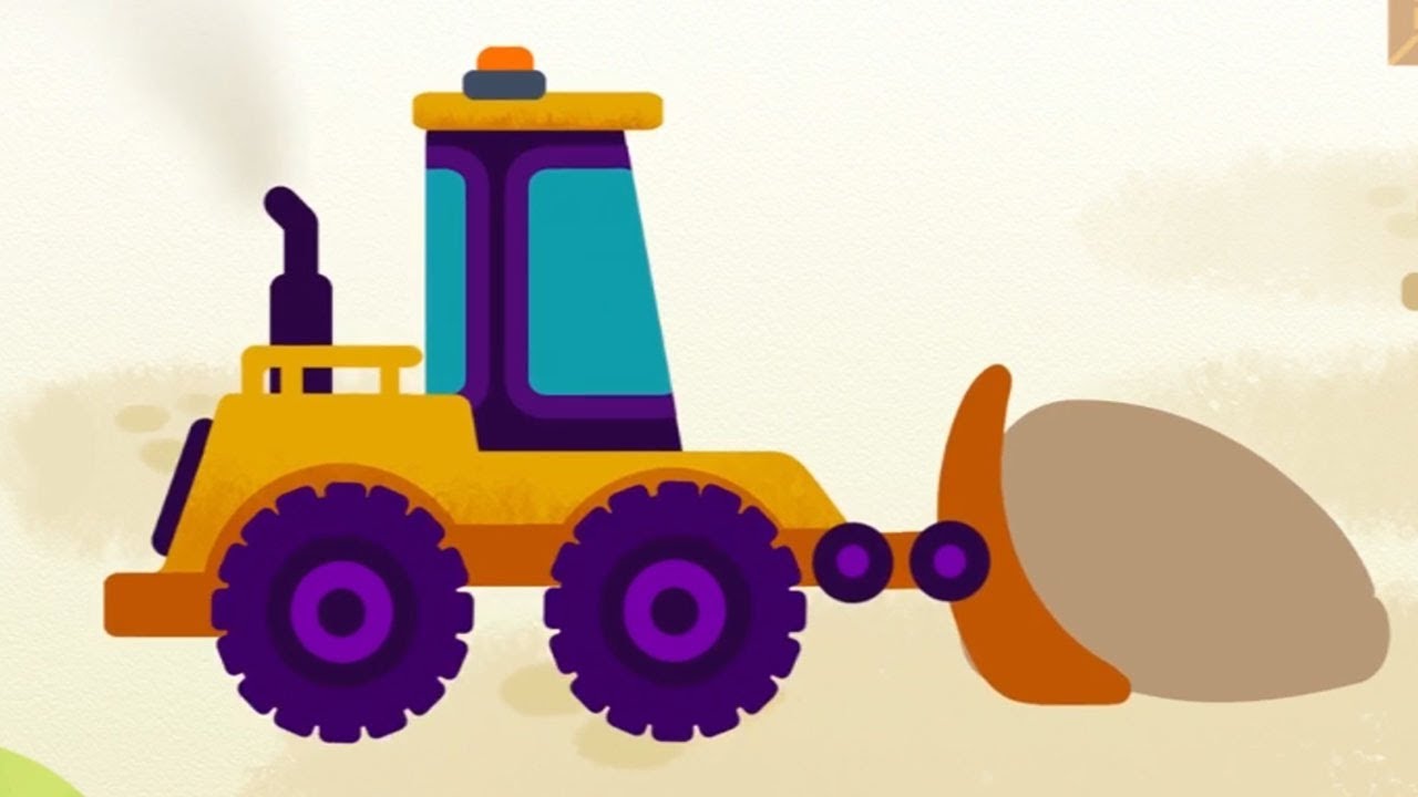 Ricomponiamo le parti - La ruspa, il bulldozer, la gru | Cartoni animati -  YouTube