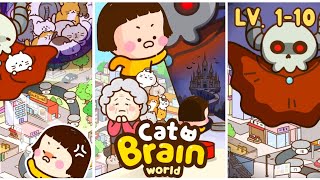 Cat Brain World - Tricky Puzzle Game Level 1 2 3 4 5 6 7 8 9 10 Walkthrough screenshot 5