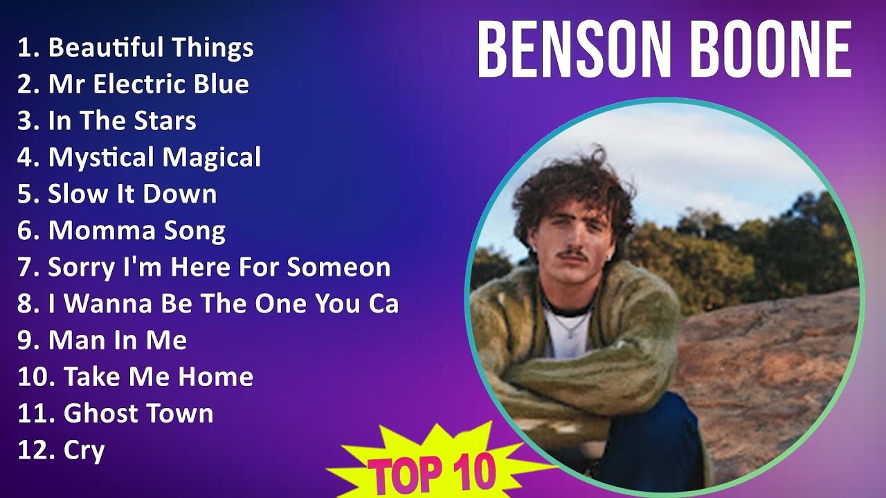 Benson Boone 2025 MIX Playlist - Beautiful Things, Mr Electric Blue, In The Stars, Mystical Magical Benson Boone 2025 MIX Playlist - Beautiful Things, Mr Electric Blue, In The Stars, Mystical Magical