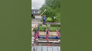 Practicing color guard everyday until I break something - Day 55