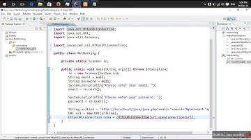 Java Networking using HttpURLConnection