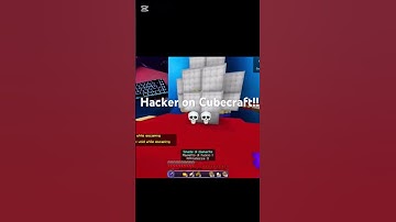 Hacker on Cubecraft #minecraft #memes #funny #answer #minecraft