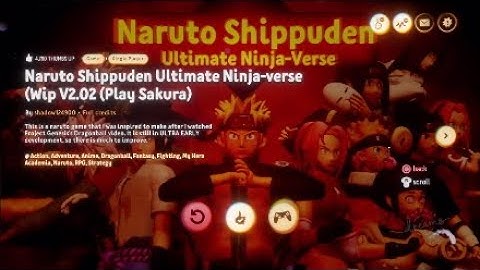 Dreams PS4: Naruto Ultimate Ninja Verse!