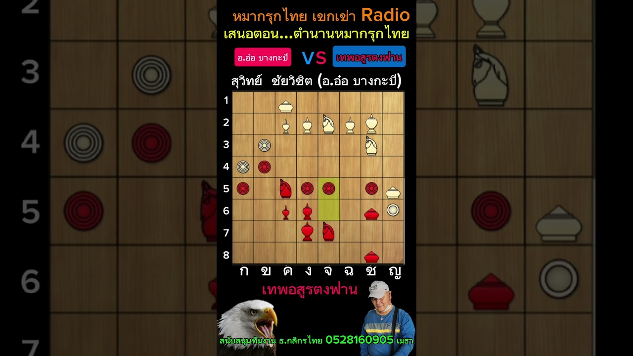 สุวิทย์ ชัยวิชิต ปะทะ เทพอสูรตงฟาน ตำนานหมากรุกไทย