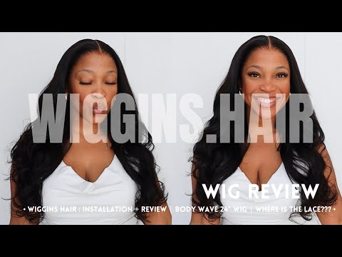 Wiggins Hair : Installation + Review | Body Wave 24” Wig | Where Is The Lace???