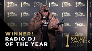 Radio DJ of the Year - Kenny Allstar Winner Speech | Rated Awards 2020