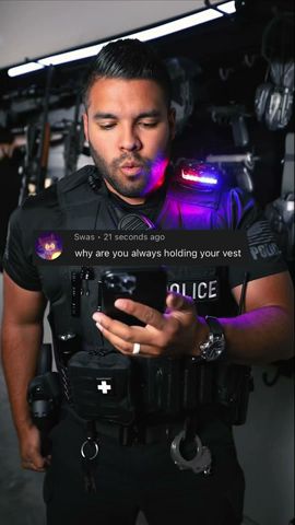 Police Officers Always Hold Their Vests - Here’s Why!