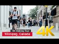 Winnipeg Walking Tour [4K] - Manitoba Legislative Building, The Forks, St Boniface Cathedral