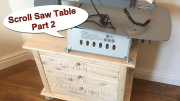 Making A Scroll Saw Table Stand Part 2