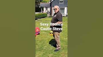 Bouncy Castle Steve 🏰😄😎 #bouncycastle #cute