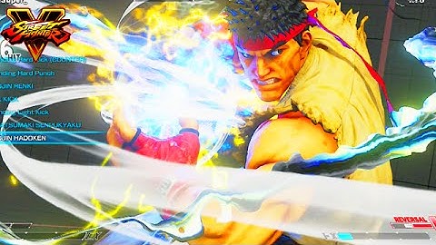 CRAZY HIGH DAMAGE COMBOS - Street Fighter 5 "Ryu" Challenge Trials Gameplay