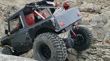 MST CMX J4 SUZUKI JIMNY 川本ロック支流沿岸 激遅アタック❗
