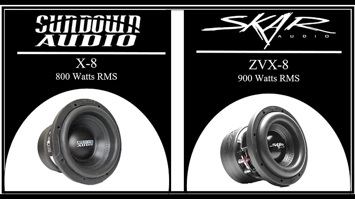 Which Subwoofer Do You Think Sounds Best? Sundown Audio X-8 or Skar Audio ZVX 8
