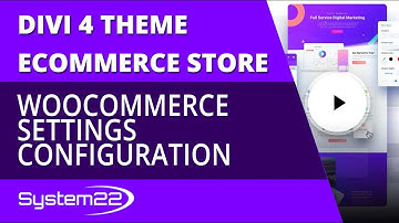Divi 4 Ecommerce Store Woocommerce Settings Configuration 👈
